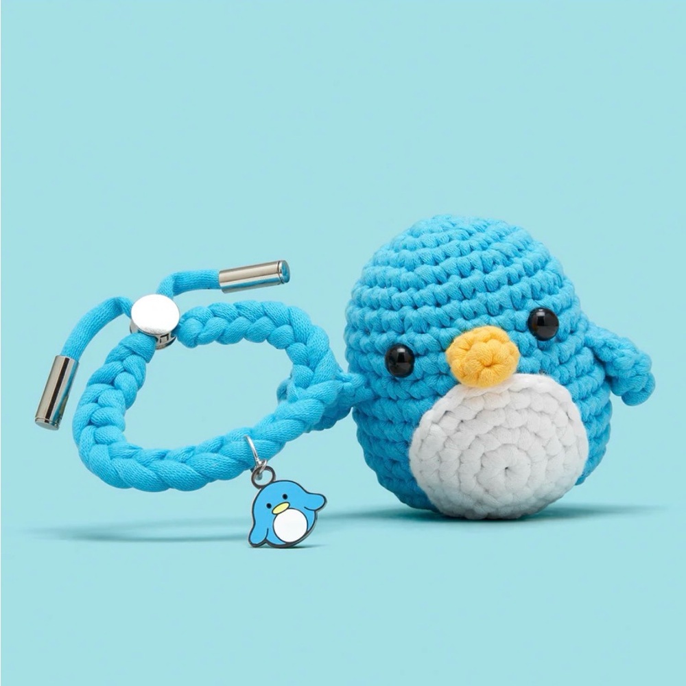 WELCOME to the WOOBLEVERSE PIERRE the PENGUIN Crochet kit & Charm Bracelet Kit